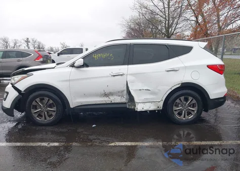 2013 Hyundai Santa Fe Sport z USA, uszkodzony, nr VIN 5XYZUDLB9DG048046